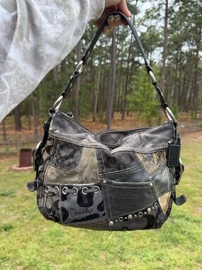 Coach Zoe Patchwork Hobo